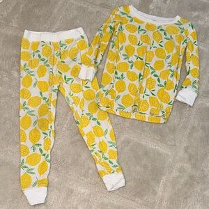 Little Sleepies Yellow Lemon Kids Pajama Set